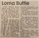 Buttle, Lorna nee Jack obituary