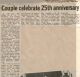 Conley, Bert & Cloe celebrate 25th Anniversary