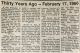 30 years ago column from The Cobden Sun, Feb 7, 1996