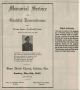Code, James Archibald memorial service bulletin (reprinted on 50th anniversary)