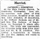 Jackson, Clifford & Ethel Johnson wed