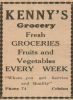CHx-Kenny\'s Grocery advertisement
