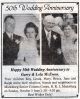 McEwen, Garry & Lola nee Sharpe celebrate 50th Anniversary