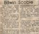 Scobie, Edwin Kenneth obituary