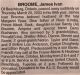 Broome, James Ivan death