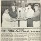 Cobden Business Association Golf classic winners
