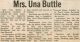 Buttle, Una nee Humphries obituary