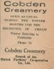 CHx-Cobden Creamery advertisement