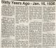 The Cobden Sun - Sixty Years Ago column
