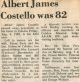 Costello, Albert James obituary