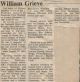 Grieve, William Matthew obituary