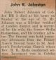 Johnston, John Robert death