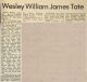 Tate, Wesley Wm James obituary