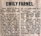 Farnel, Emily nee Roberts obituary