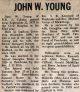 Young, Wm John obituary