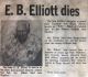 Elliott, Elwin B. death