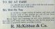 CHx-R. McKibbon, shoemaker advertisement