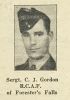 Gordon, Sgt. C. J. military photo