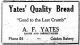CHx-Yates Bakery advertisement