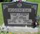 Gravestone-McGonegal, Wm I. & Pearl nee Robinson; son Nobel McGonegal & Barbara nee Perfect