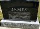 Gravestone-James, Allan reverse side