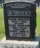 Gravestone-Crozier, Adam & Eliza Johnston gravestone and Sgt John E Crozier