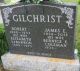 Gravestone-Gilchrist, Robert & Elizabeth nee LeBarron
son James Emerson Gilchrist & Bernice nee Coleman