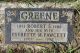Gravestone-Greene, Robert S. & Everette nee Fawcett