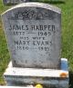 Gravestone-Harper, James & Mary nee Evans