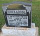 Gravestone-Huckabone, Alonzo and Armina nee Graham
son Robert A Huckabone