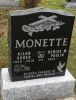 Gravestone-Monette, Allan Roger & Denise nee Poulin
