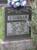 Gravestone-O'Gorman, William Peter & Irene nee Ryan; their dau Barbara