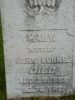 Gravestone-Burns, Mary nee Morris