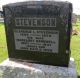 Gravestone-Stevenson, Clarence L. & Margaret nee Carswell;
Infant Son: Earle
