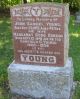 Gravestone-Young, John Samuel and Margaret Good nee Dobson;
son Garfield and his wife Arrietta nee Graham