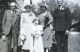 Francis, Ellsworth and Ena Francis with Jack Frickers parents; Margaret in front at the wedding of Jack and Joyce Fricker