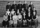 Cobden District High School class c1949-50
Front: Betty Shields, Lois McInerney, Betty Wong, Evelyn Ross, Olive Guest, Isabel Ross, Eleanor Jones
Middle: Eleen Ross, Marjory Curry, Anne Faught, Alice Cashebek, Joan Berry, Willis Angus.
Back: Bill Boyle, Gordon Hamilton, Garry McKay, Bruce Jack, ?possibly Fleugel or Marquardt
