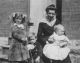 01617-Bennett, Mary nee Greening with children Verna, Harold & Clarence