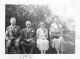 Orr, Hugh & Fanny nee Robinson (centre) celebrate 47th Anniversary;
Rev & Mrs Newell on either side, Jun 21, 1952