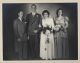 Wedding of Arnell Hill and Mona Lindsay; Harry Hill best man; Sheila Lindsay maide of honor