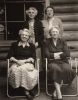 Miller daughters -Ft:Jessie, Margaret, bk:Emily and Ella of Wm & Jane nee Ferguson c1950