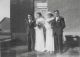 Orr, Clarence & Grace Mathieson wedding - attendants: Bing Ross & Gladys Mathieson
