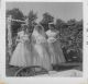 Bennett, Ruby & bridesmaids Erma Bennett & Marjorie (Johnston) McLeod