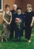 Johnston Siblings at Ruby's wedding: Kathleen, Ellard, Ruby & Heather