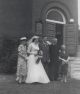 Wilson, Carl & Ruth nee Mathieson wed with Grandma Orr (Frances nee Robinson) & Rev. & Mrs. Howard Veals