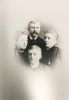 Wright siblings - Amelia, John Thomas, Sarah Elizabeth; Thorpe in the front