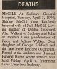 McGill, Shirley nee Eckford obituary