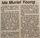 Young, Ida Muriel obituary