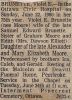 Brunette, Elizabeth Violet MOORE obituary