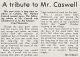 Reuben CASWELL memory from Jim Schauer